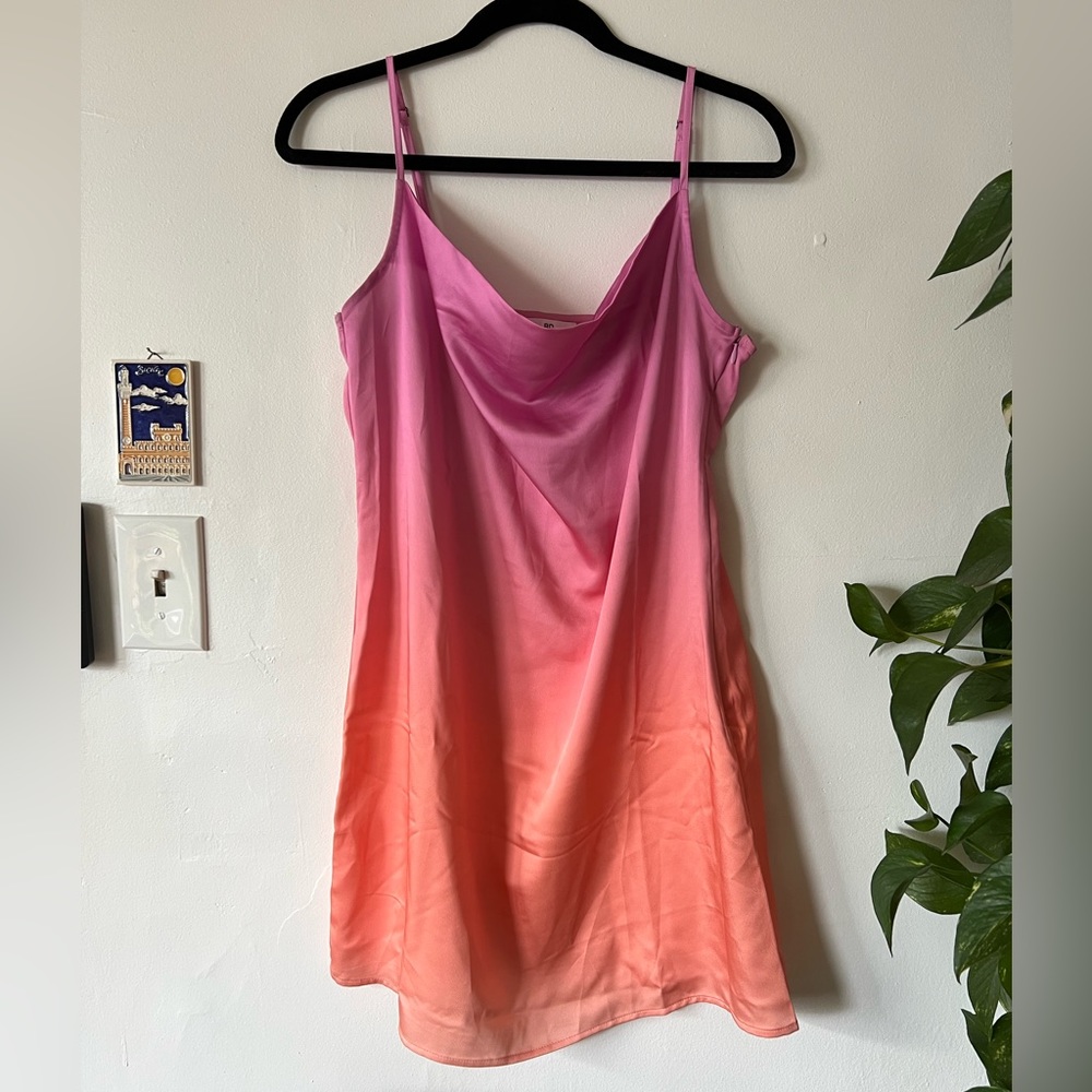 BP. Ombré slip dress
